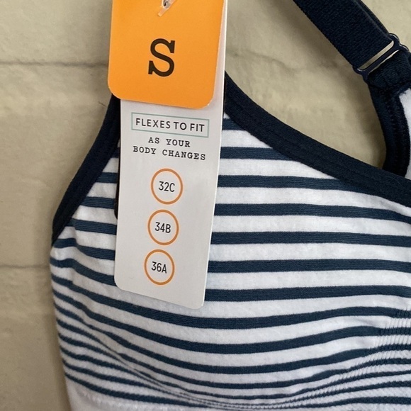 Playtex nursing bra NEW small maternity striped - Picture 4 of 9